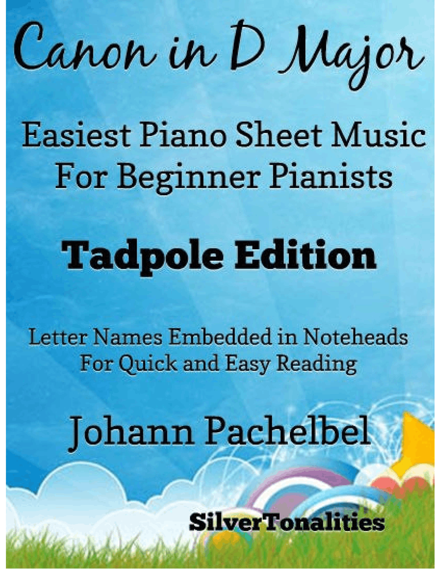 Canon in D Major Easiest Piano Sheet Music 2nd Edition Easy Piano scores gallery preview page 1