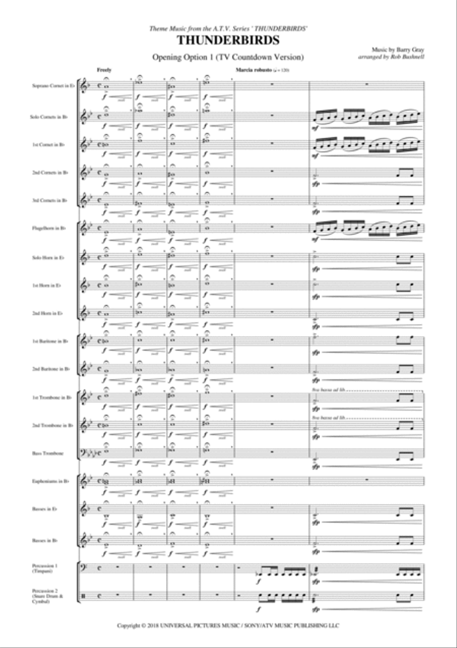 Thunderbirds Brass Band scores gallery preview page 4