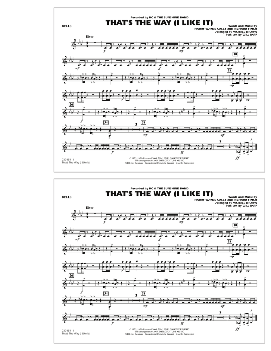 That's the Way (I Like It) - Bells