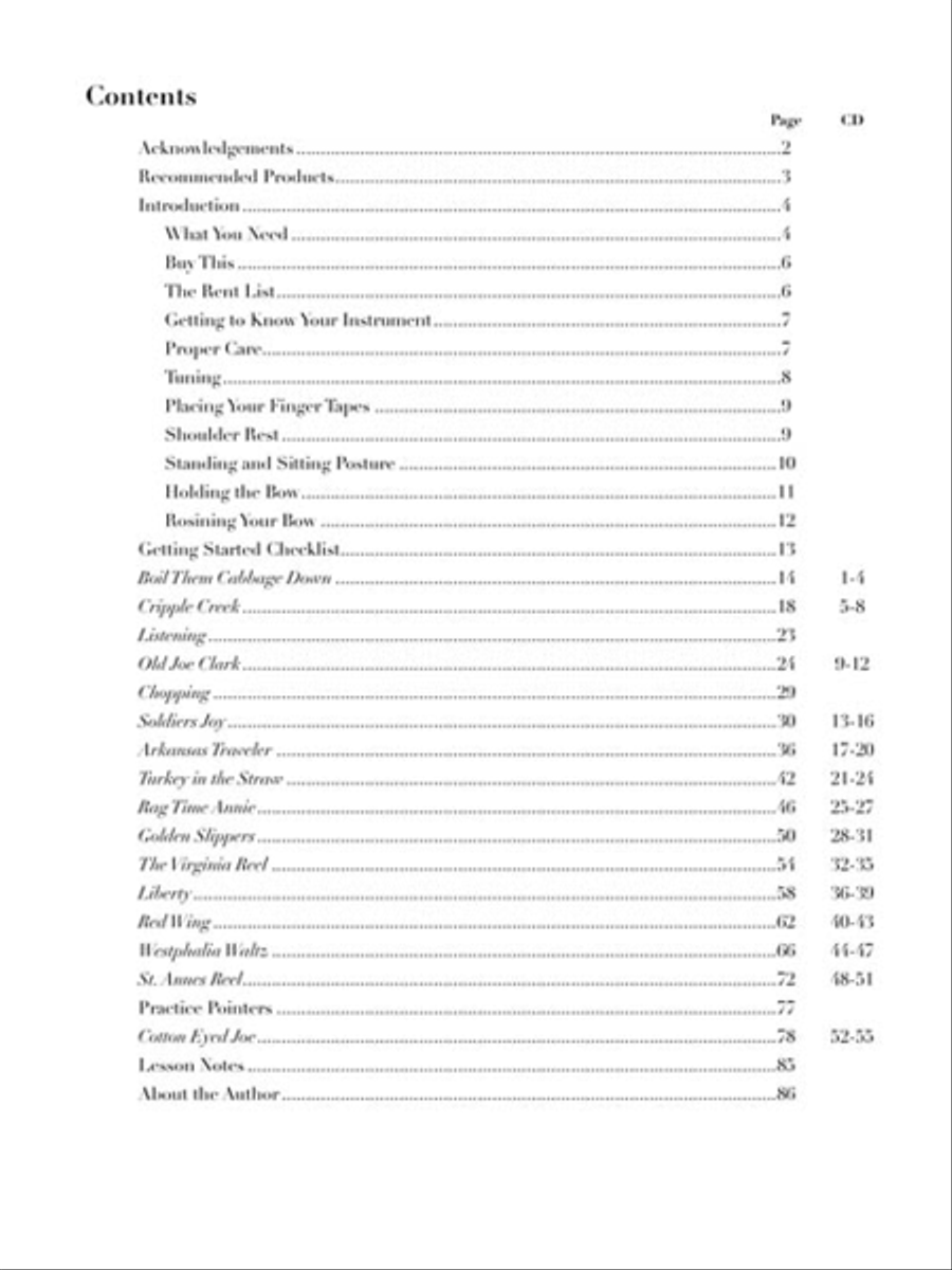 Fiddling – The Basics & Beyond Violin scores gallery preview page 5