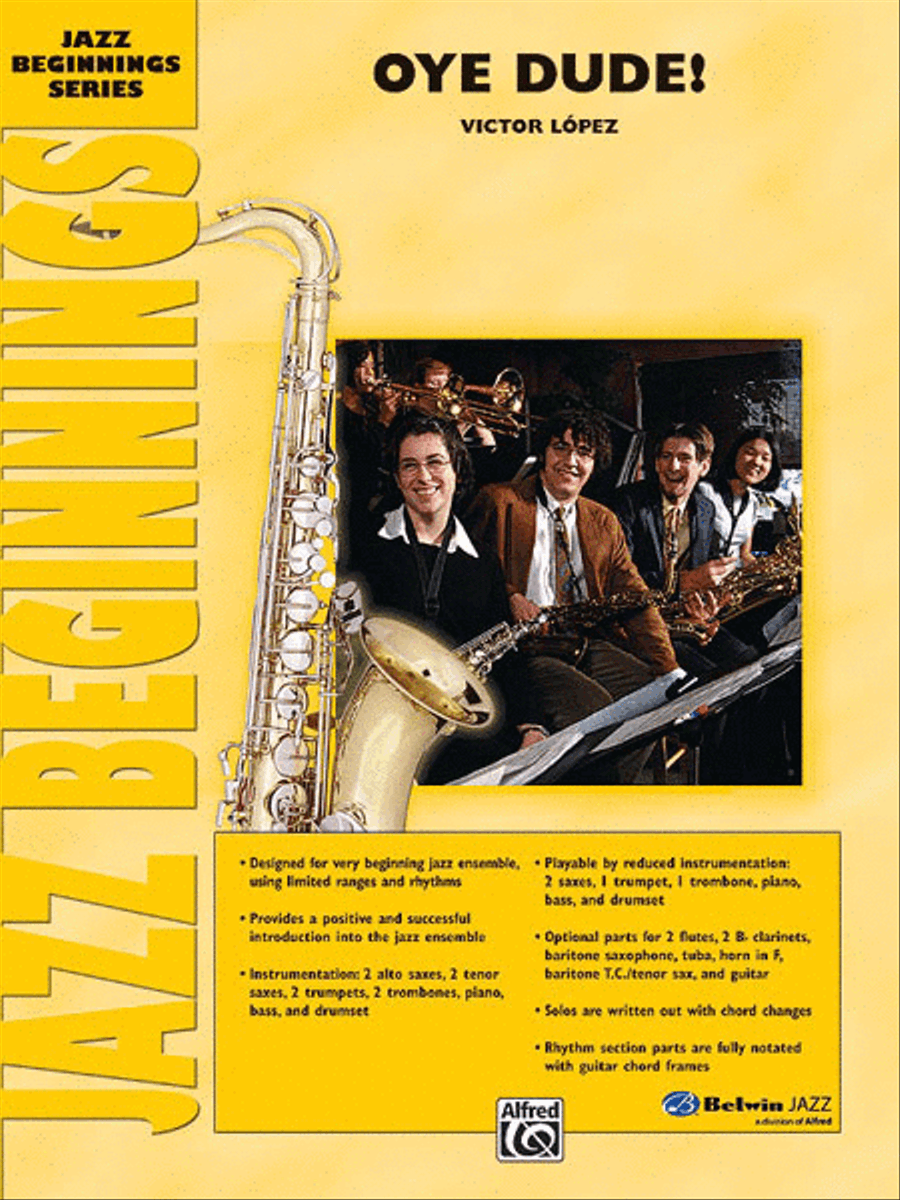 Oye Dude! Jazz Ensemble scores gallery preview page 1