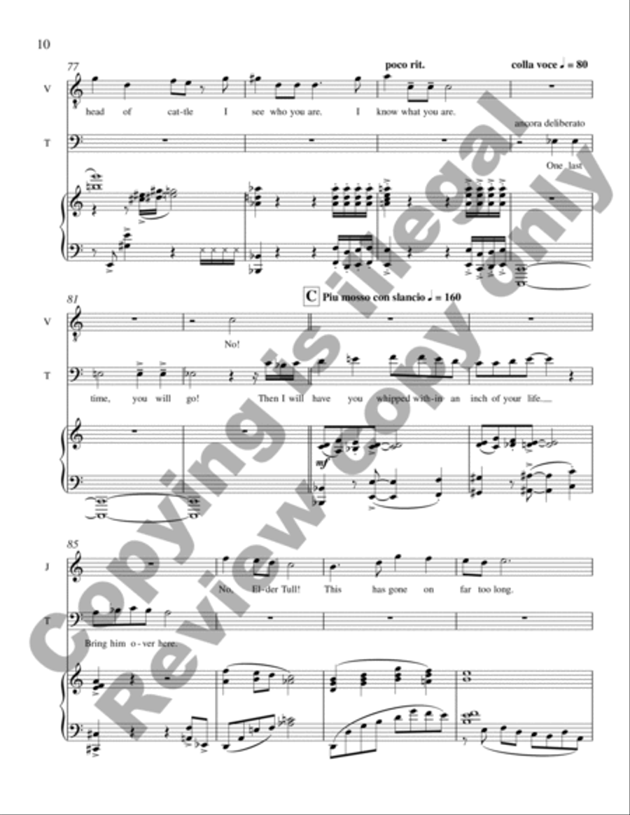 Riders of the Purple Sage Men's Choir scores gallery preview page 16