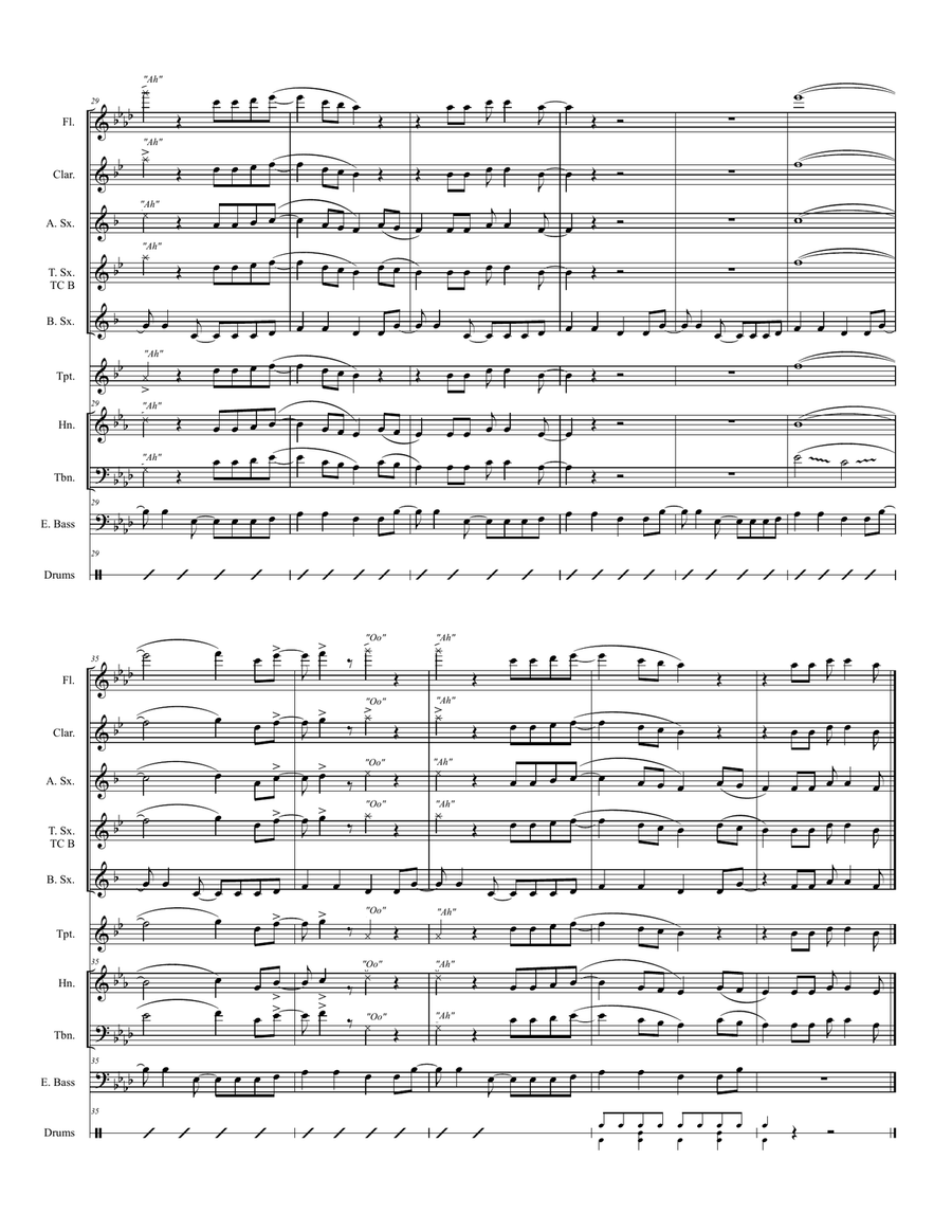 Hey! Baby! Jazz Ensemble scores gallery preview page 4