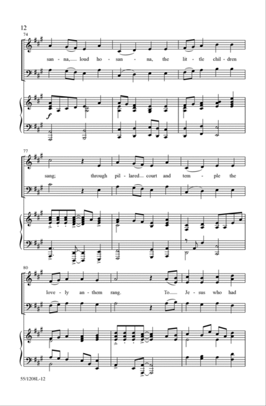 No Greater Love Choir scores gallery preview page 12