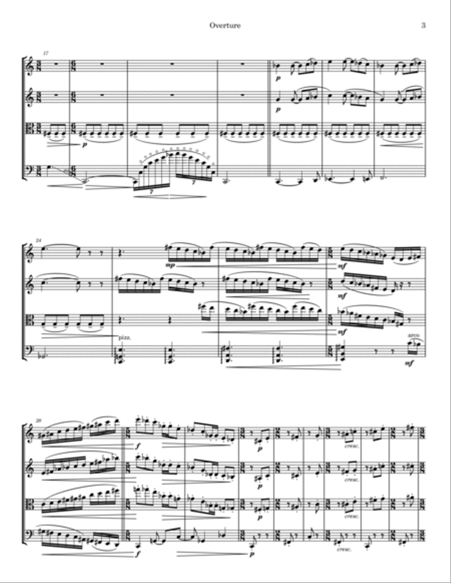 The Overtones - Musical Adventures of an Unusual Family Chamber Music scores gallery preview page 4