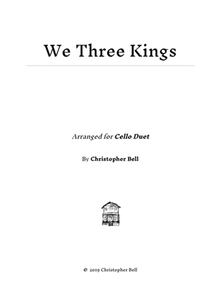 We Three Kings - Easy Cello Duet