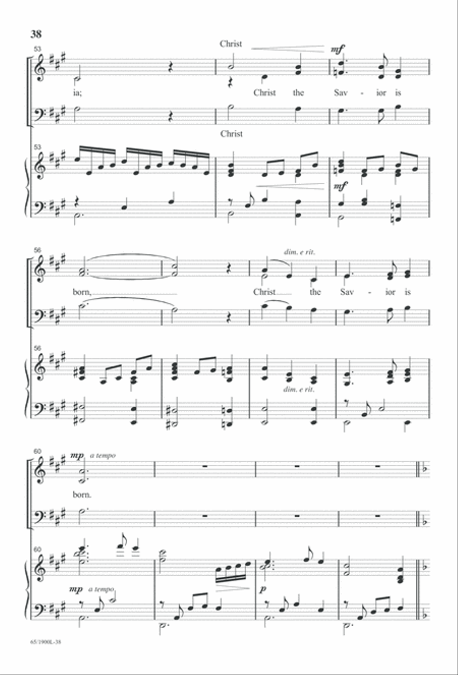 Love's Pure Light 3-Part scores gallery preview page 40