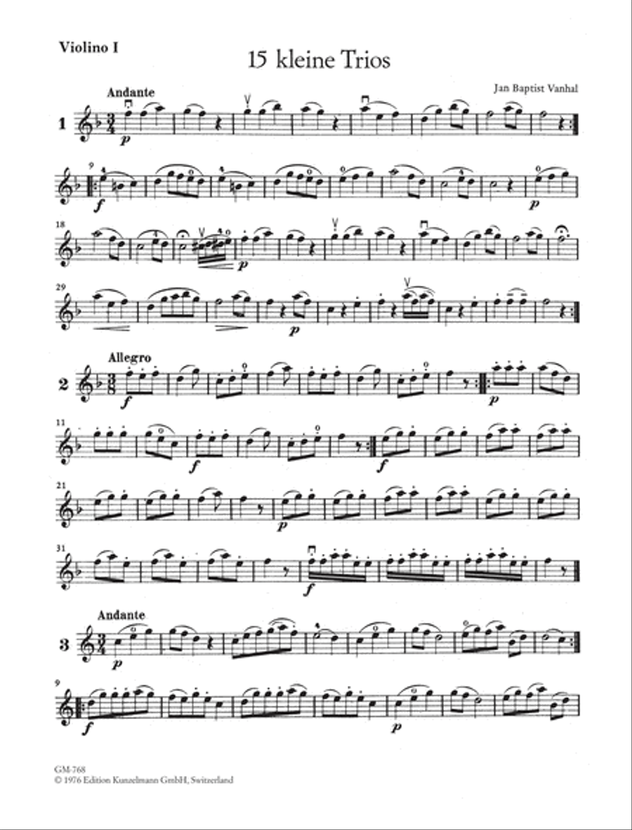 15 little trios Cello scores gallery preview page 2