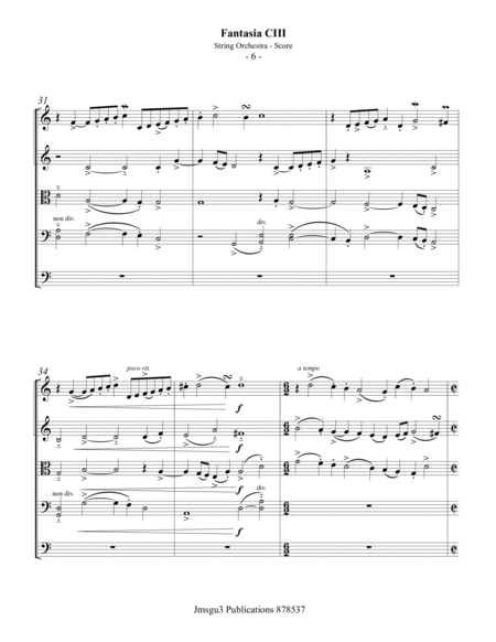 Byrd: Fantasia CIII for String Orchestra image number null