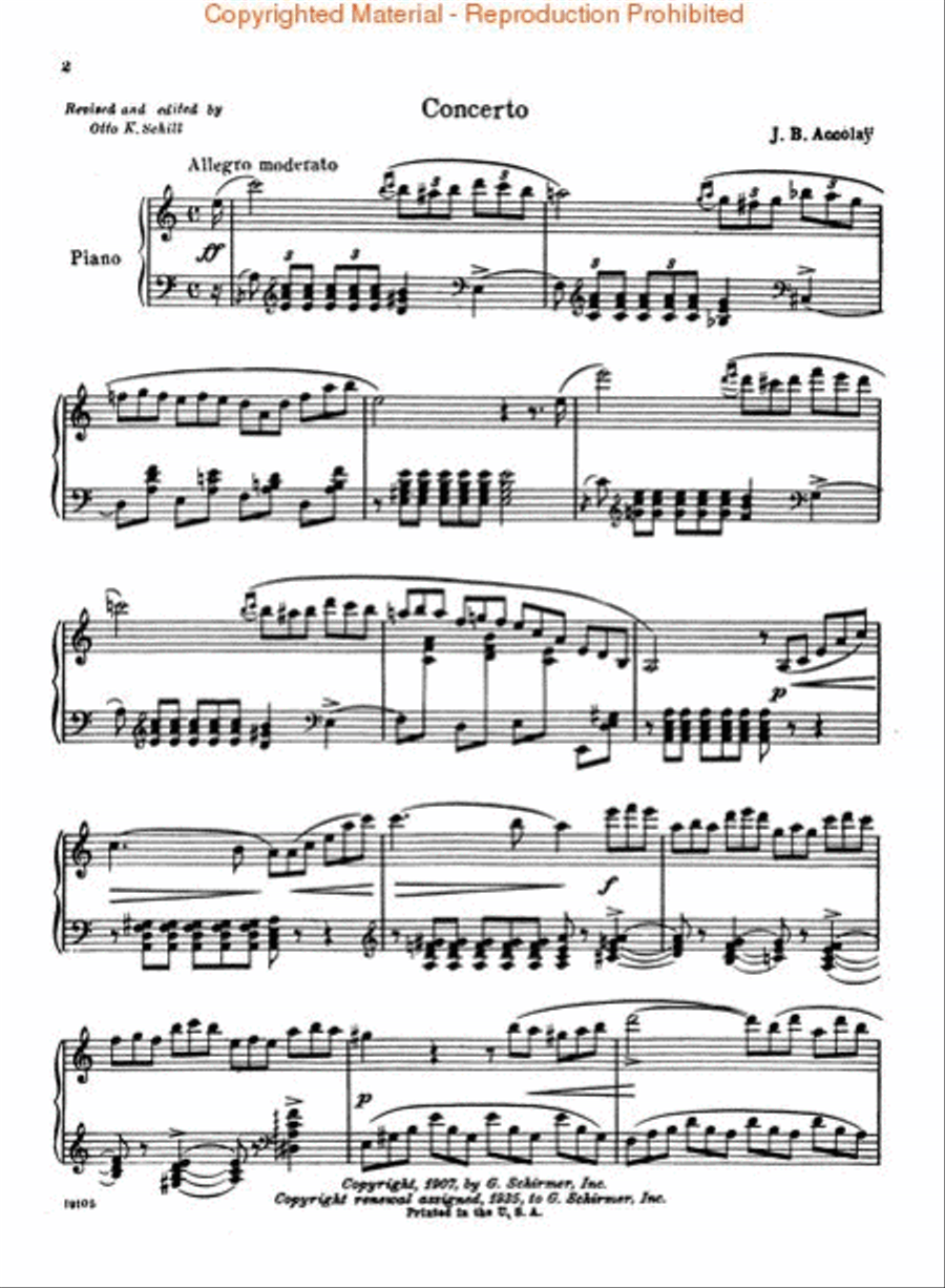 Concerto No. 1 in A Minor Violin Solo scores gallery preview page 2