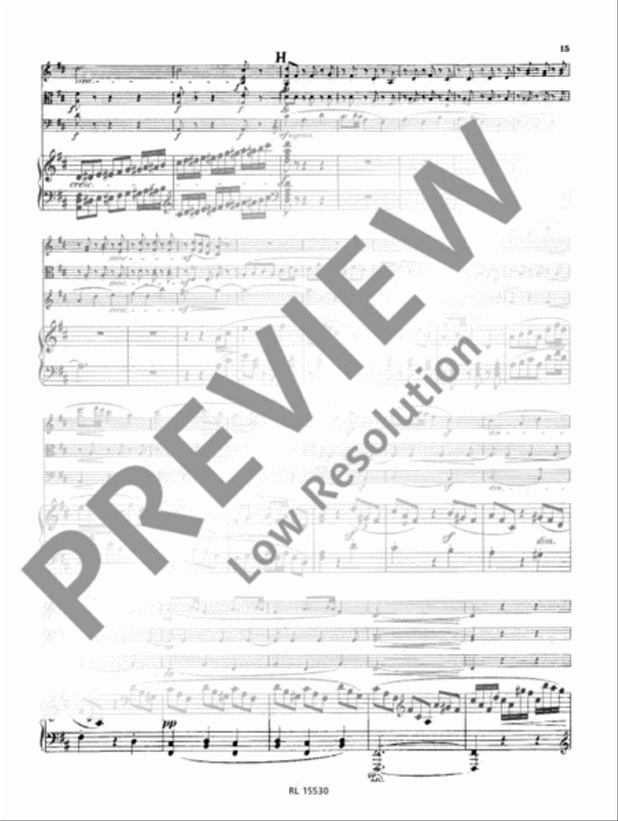 Quartet D major Cello scores gallery preview page 16
