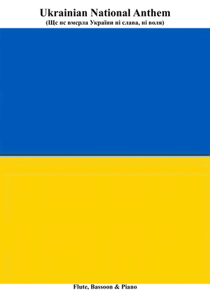 Ukrainian National Anthem for Flute, Bassoon & Piano MFAO World National Anthem Series