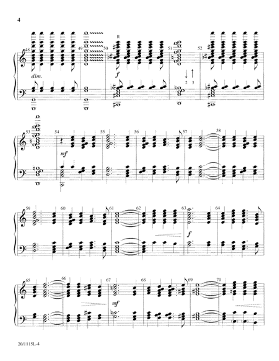 Finlandia Handbell Choir scores gallery preview page 4