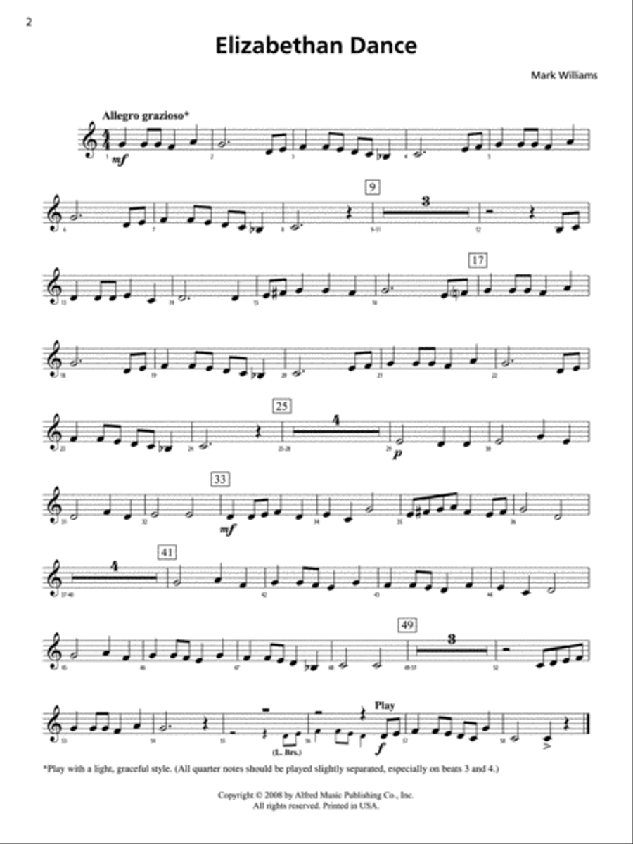 Accent on Performance Classical Collection Concert Band scores gallery preview page 3