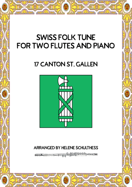 Swiss Folk Dance for two flutes and piano – 17 Canton St. Gallen – Jupiter-Galopp image number null