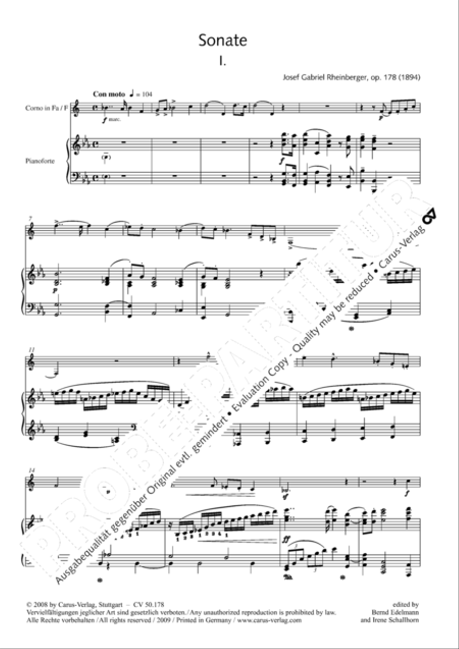 Hornsonate Horn scores gallery preview page 6