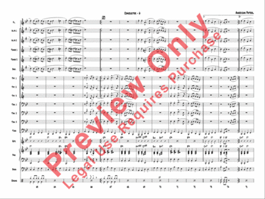 American Patrol Jazz Ensemble scores gallery preview page 9