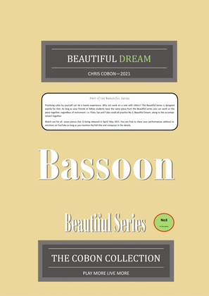 No.3 Beautiful Dream (Bassoon)