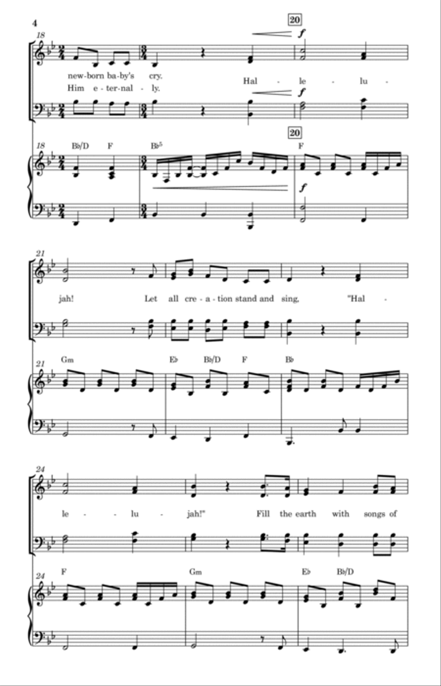 Creation Sings Creation Sings 4-Part scores gallery preview page 4
