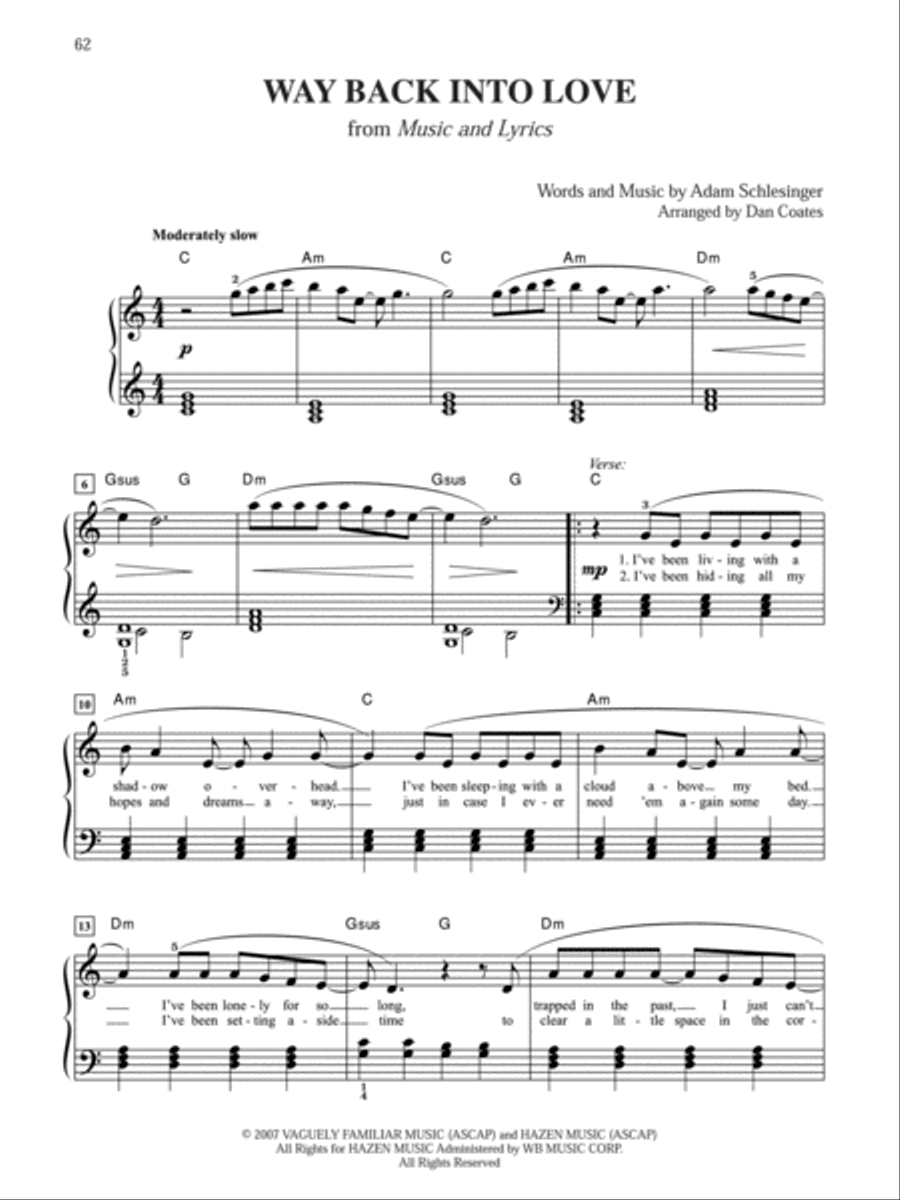 2007 Greatest Pop and Movie Hits Easy Piano scores gallery preview page 5