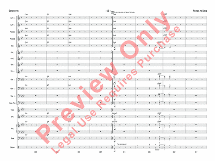 Things to Come Jazz Ensemble scores gallery preview page 17