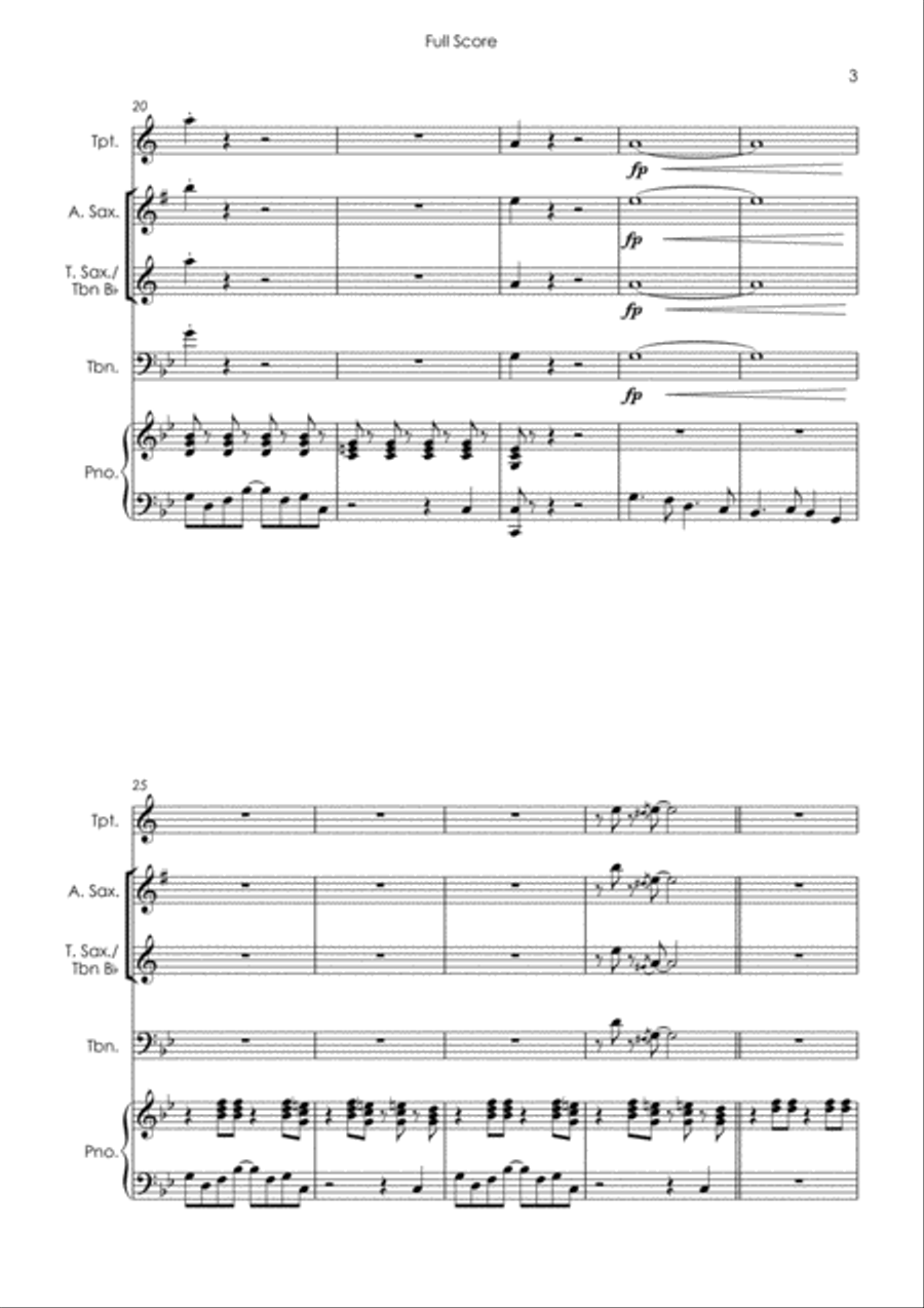 Lady Marmalade Tenor Saxophone scores gallery preview page 5