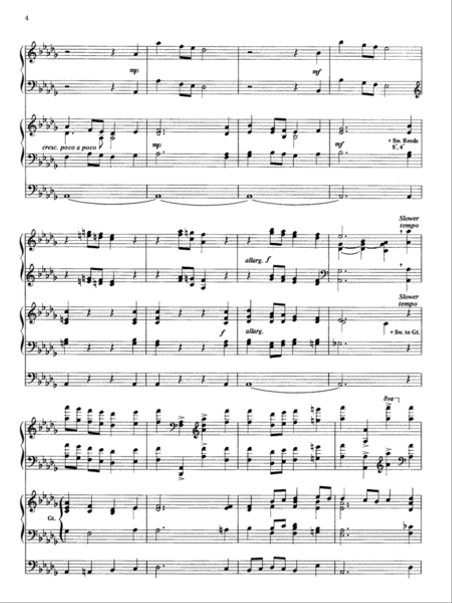 Hymn Settings for Organ and Piano Organ scores gallery preview page 5