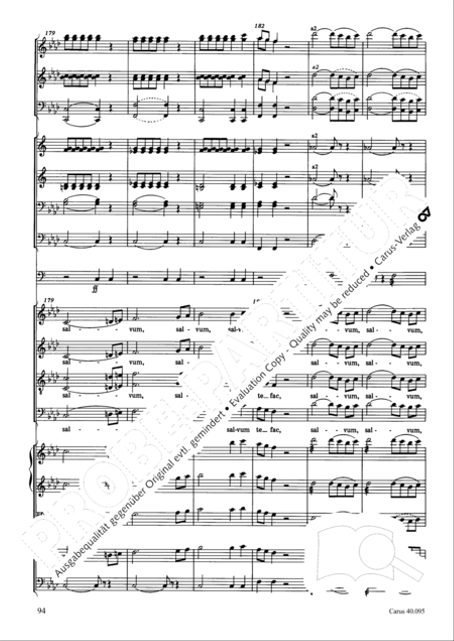 The Seven Words (Die Sieben Worte) 4-Part scores gallery preview page 109