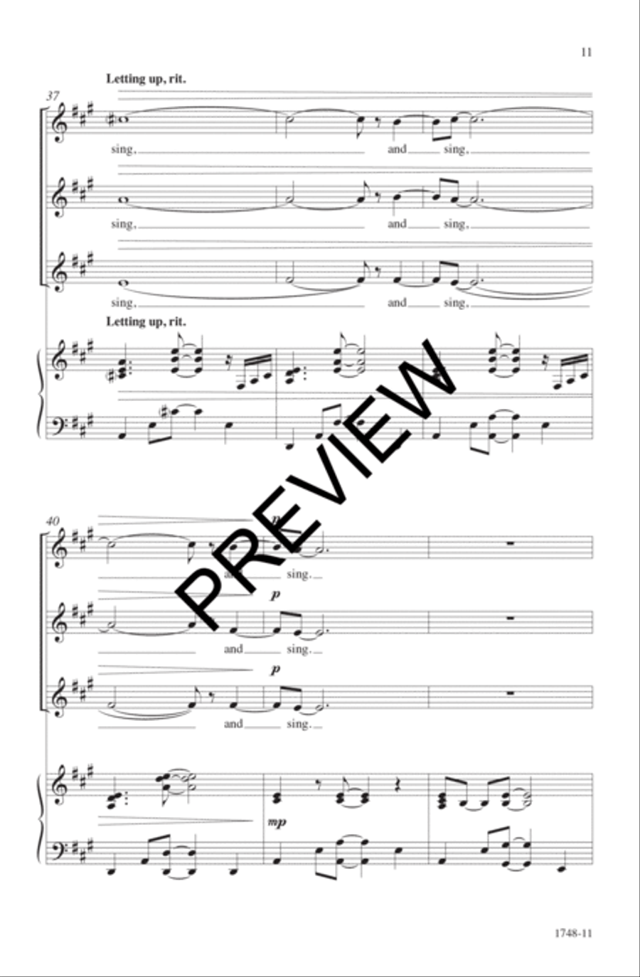 The Gift To Sing The Gift To Sing SSA scores gallery preview page 12