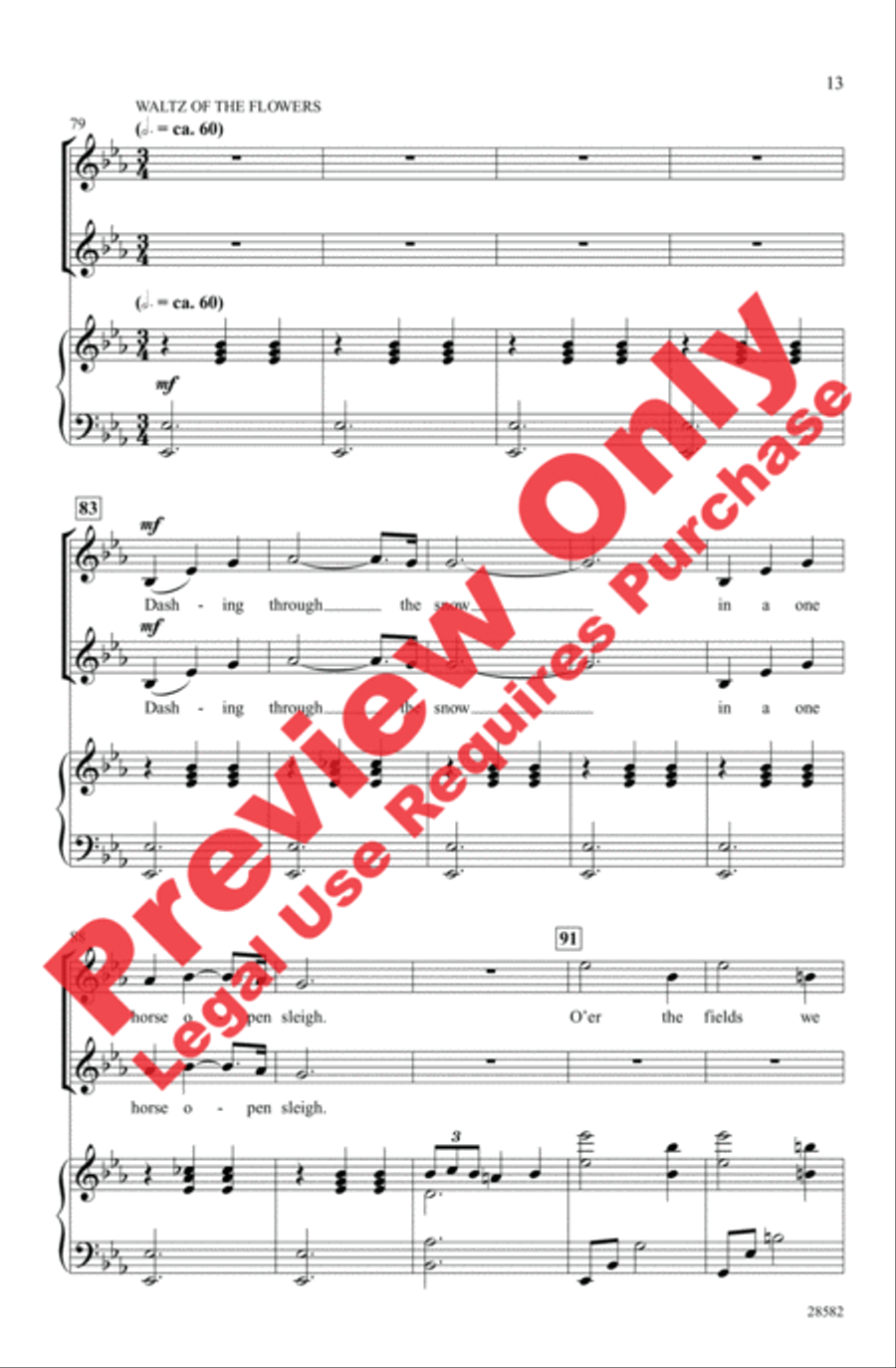 Nutcracker Jingles 2-Part scores gallery preview page 12