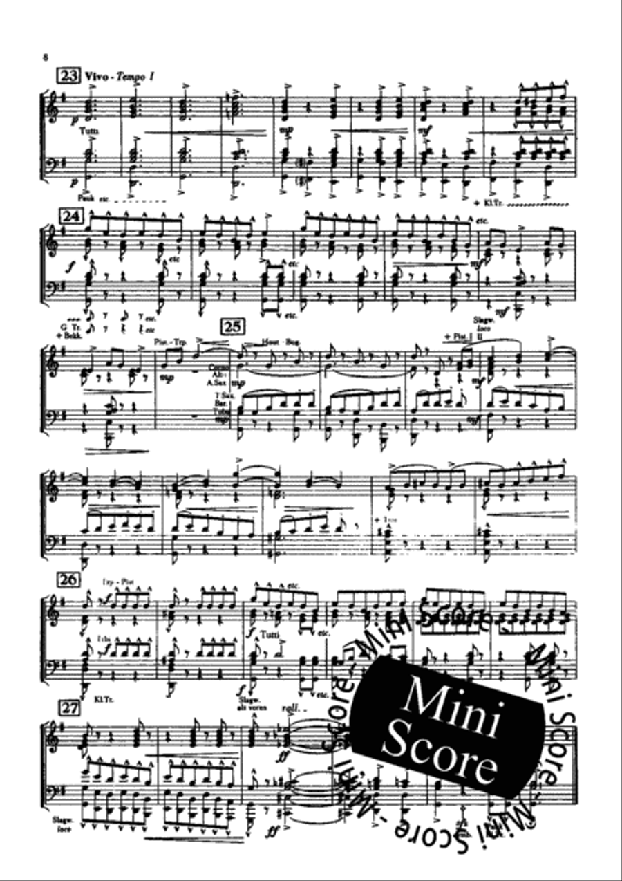 Scenes Des Champs Concert Band scores gallery preview page 10