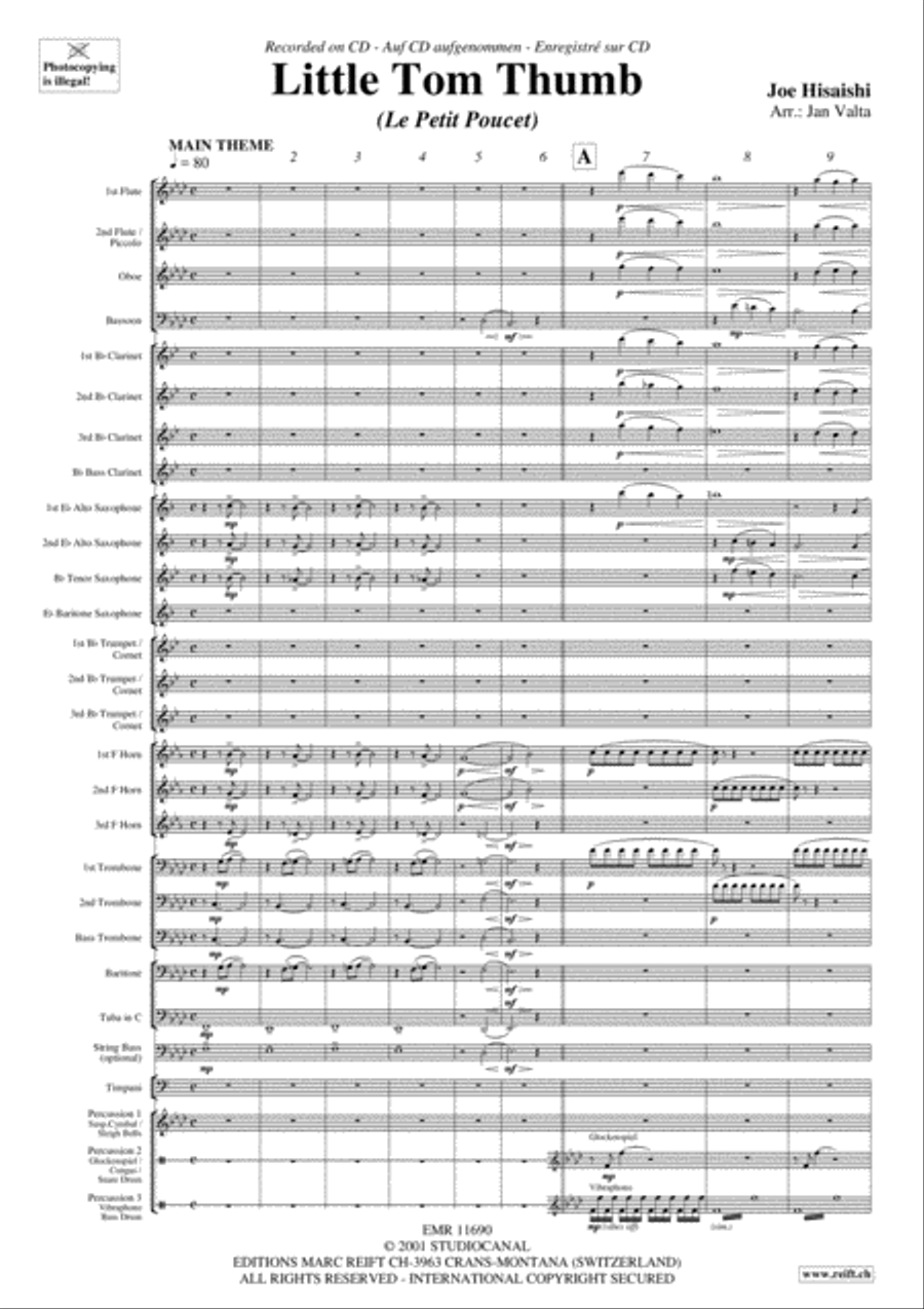 Little Tom Thumb Concert Band scores gallery preview page 4