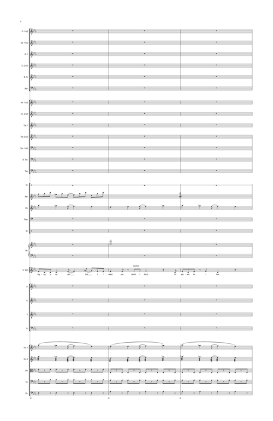 Into The Unknown Full Orchestra scores gallery preview page 4