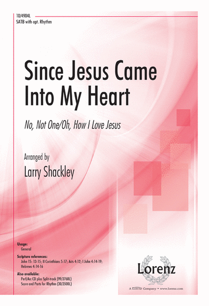 Since Jesus Came Into My Heart image number null