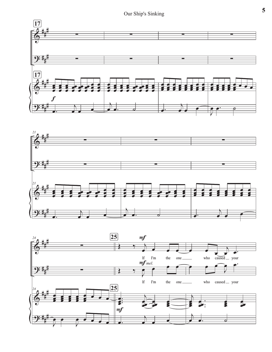 Our Ship S Sinking Our Ship S Sinking 4-Part scores gallery preview page 5