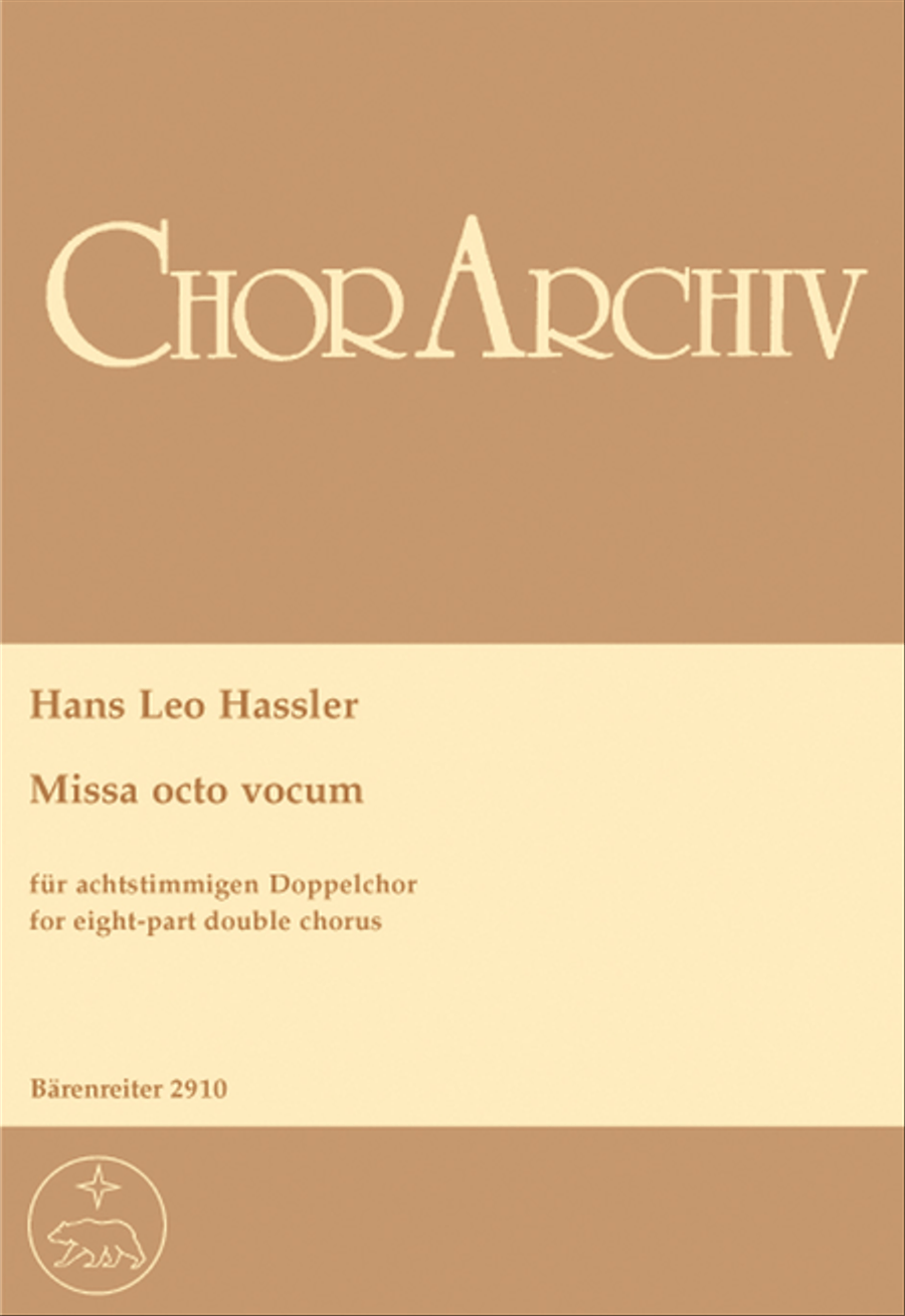Missa octo vocum 4-Part scores gallery preview page 1