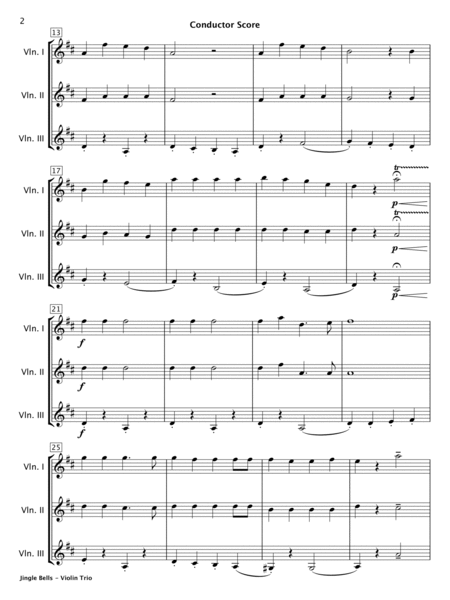 Jingle Bells (Violin Trio) image number null