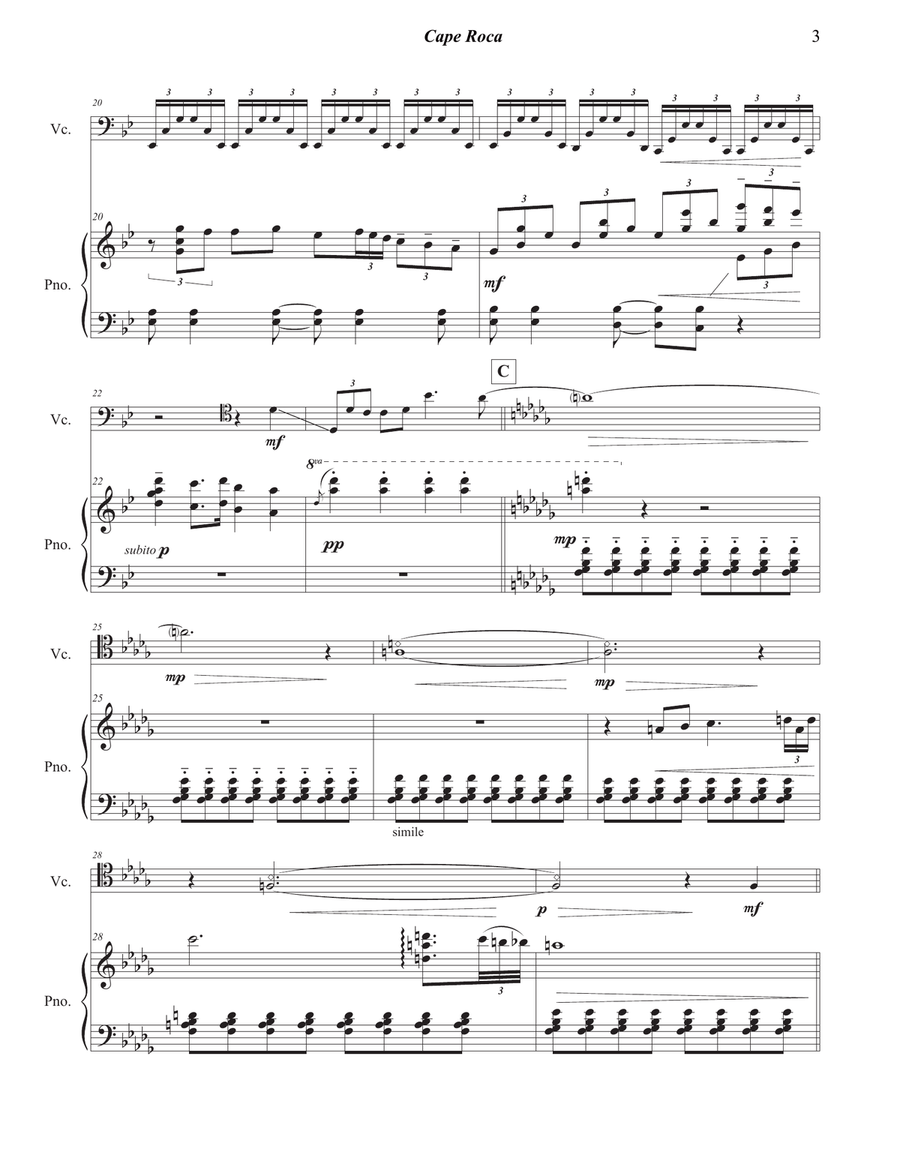 Cape Roca String Duet scores gallery preview page 5