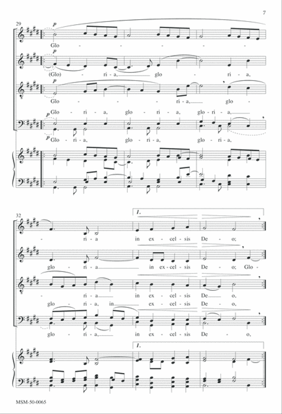 Angels We Have Heard on High Divisi scores gallery preview page 6