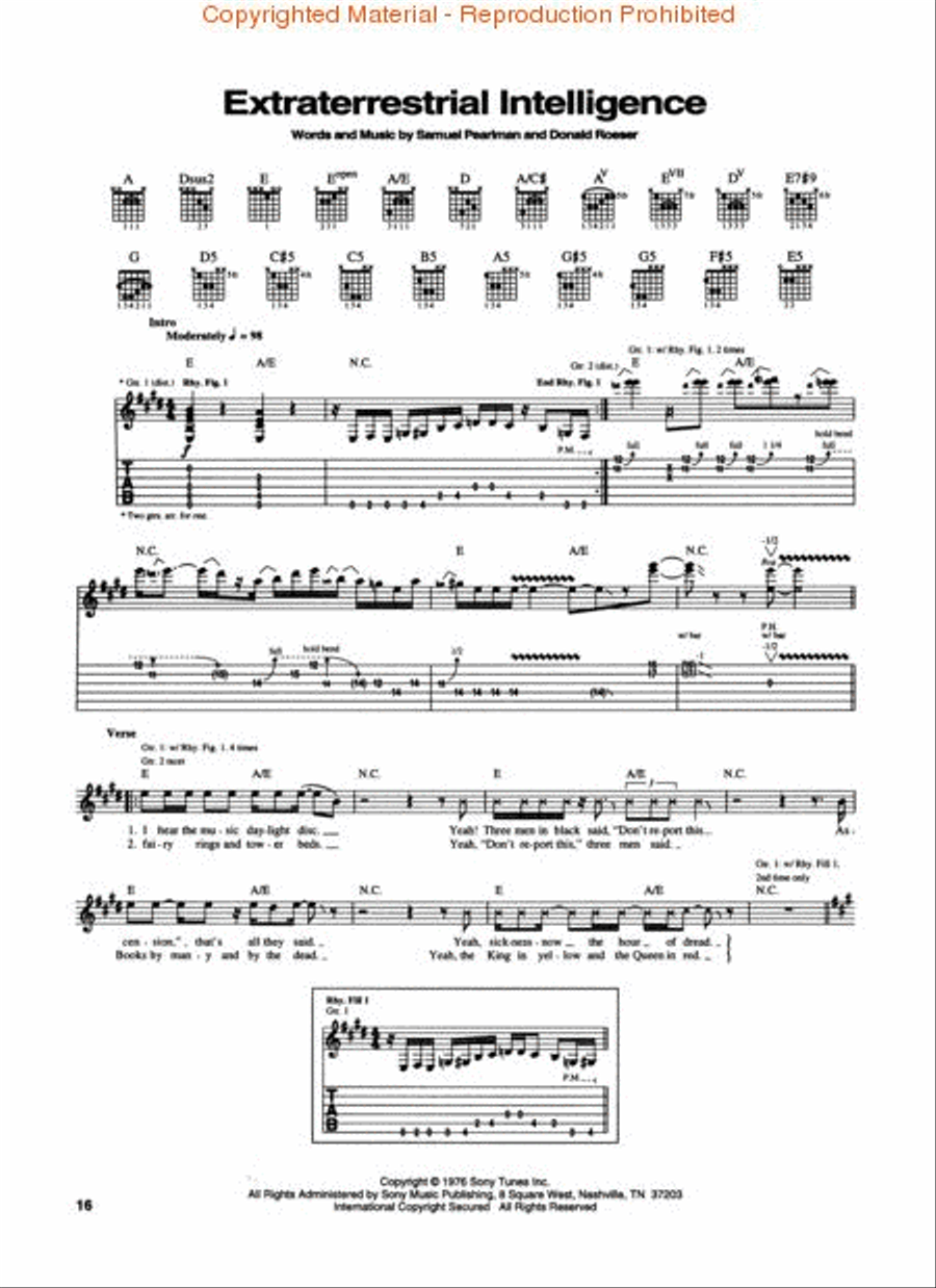 Blue Öyster Cult – Cult Classics Electric Guitar scores gallery preview page 3