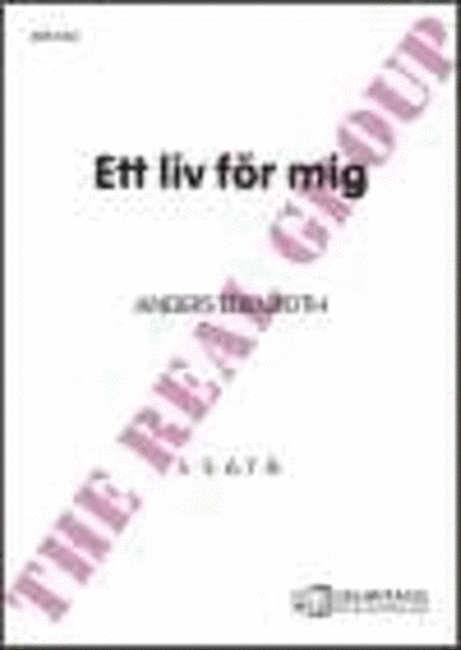 Ett liv for mig 4-Part scores gallery preview page 1