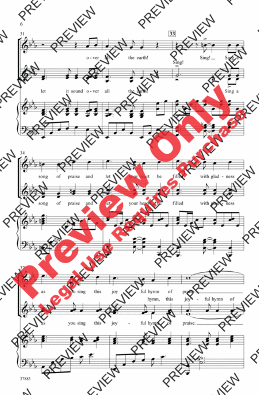 Laudamus Te Women's Choir scores gallery preview page 6