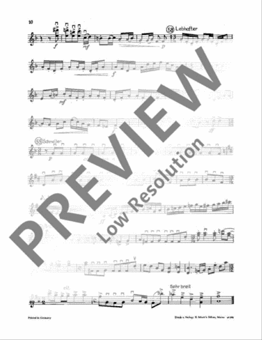 Frühlingserwarten Violin scores gallery preview page 11