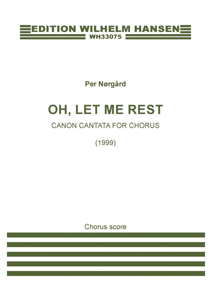 Canon Cantata - LÅt Mig Vila SSAATTBB scores gallery preview page 1
