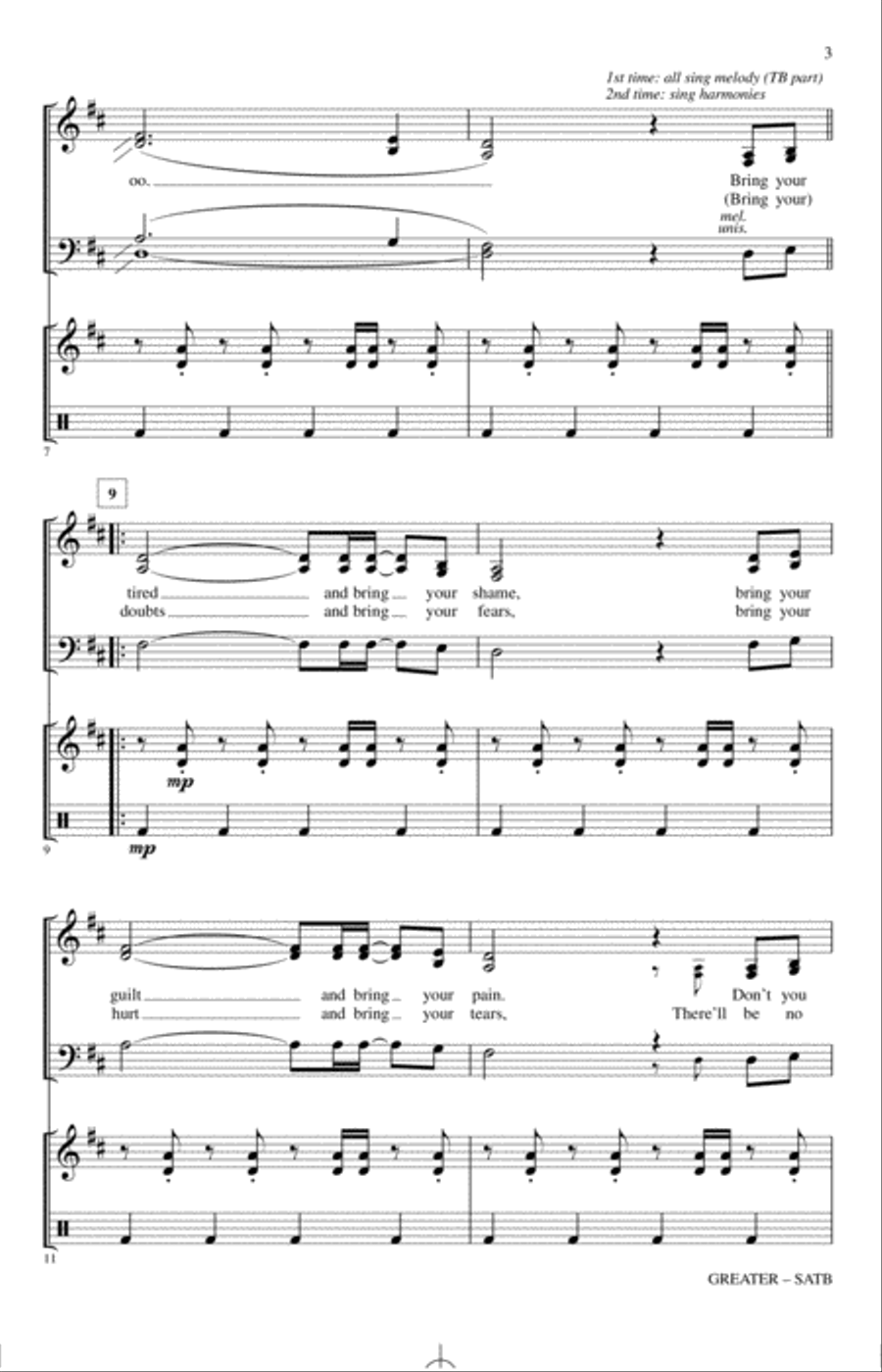 Greater Greater 4-Part scores gallery preview page 2
