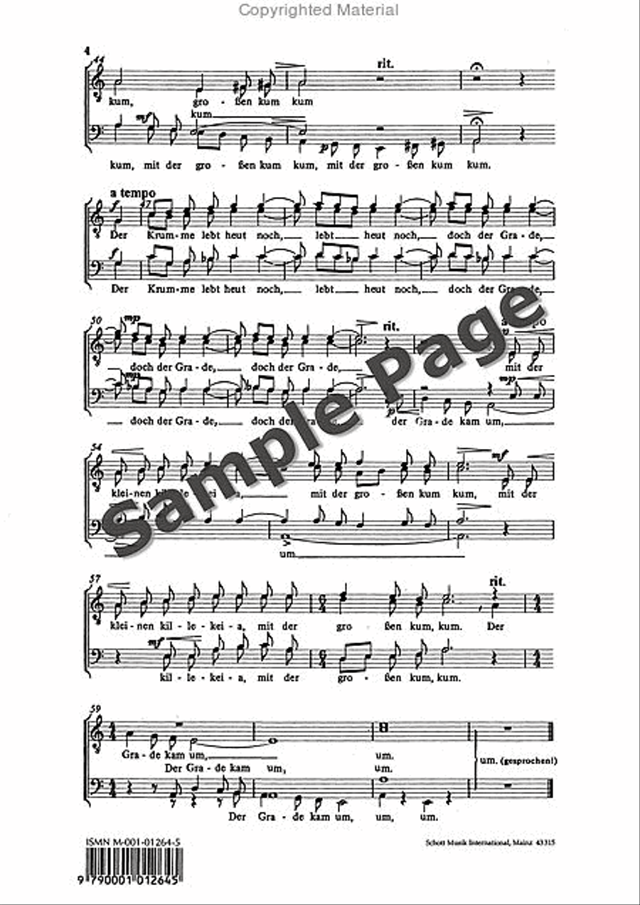 Zoll P Zwei Spielleut (ep) TTBB scores gallery preview page 5