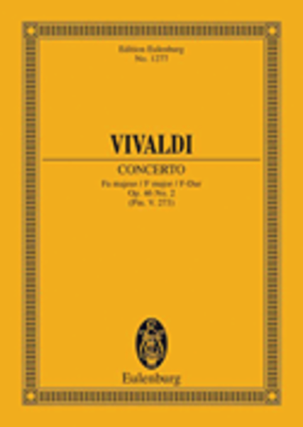 Concerto F Major op. 46/2 RV 569 / PV 273