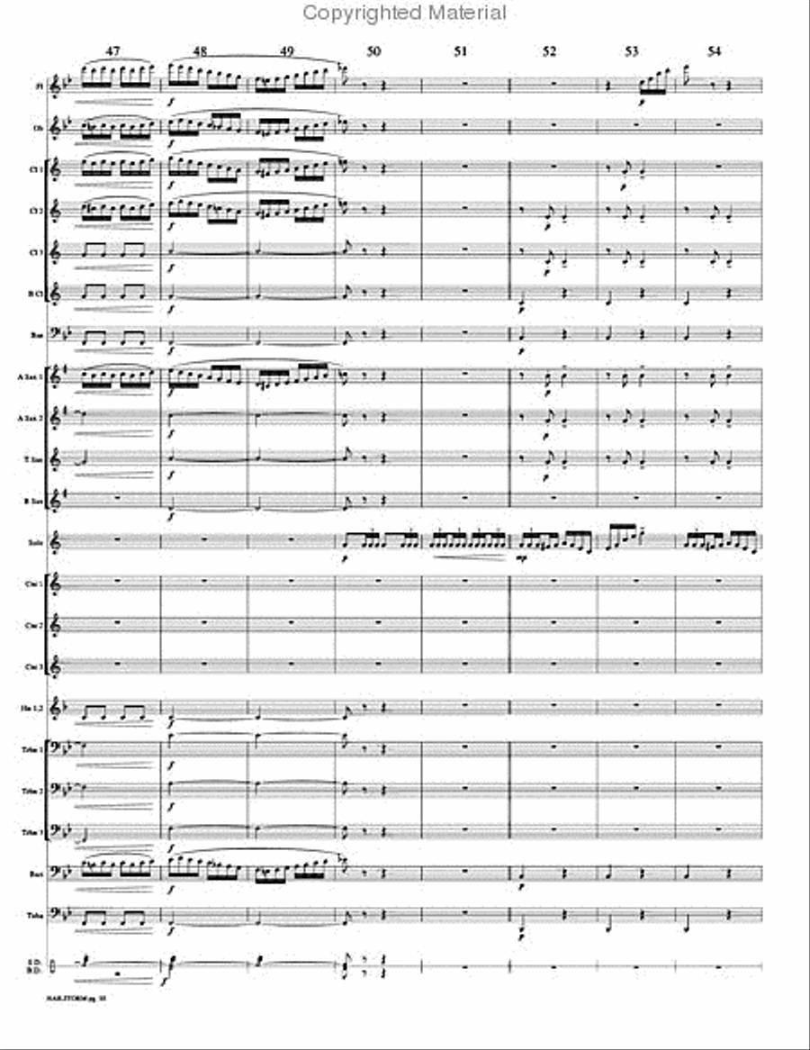 Hailstorm Hailstorm Concert Band scores gallery preview page 13