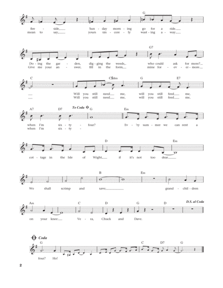 When I'm Sixty-Four (from The Daily Ukulele) (arr. Liz and Jim Beloff)