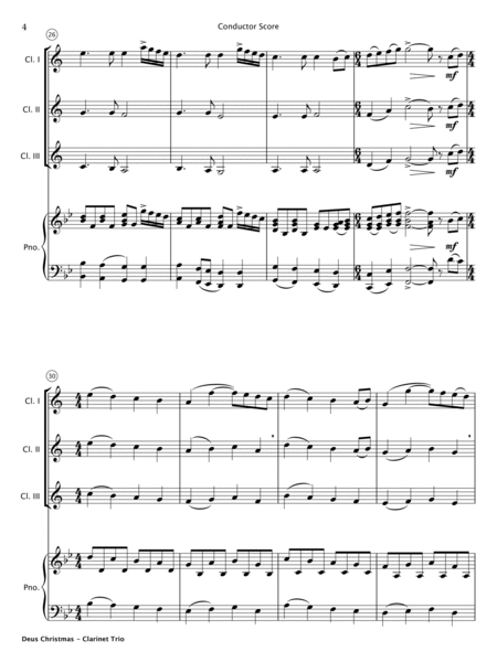 Deus Christmas [Clarinet Trio] image number null